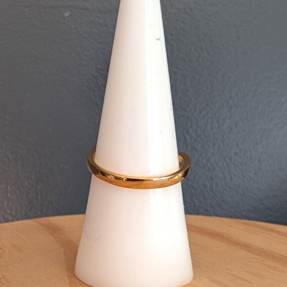 Aquamarine stone and faux diamond ring - Picture 3 of 9